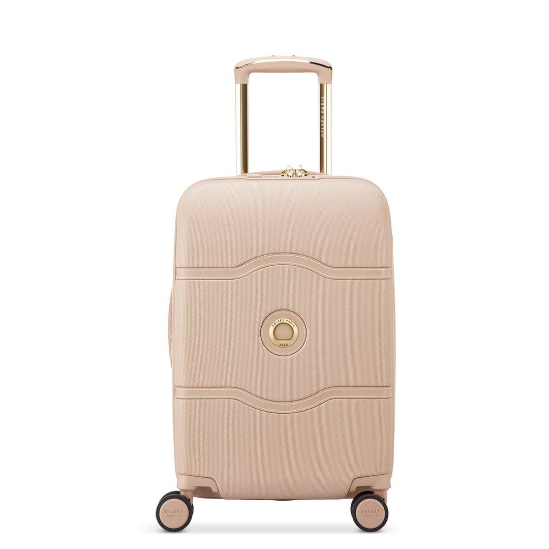 Valise cabine Chatelet Air 2.0 55 cm beige rose, édition 80 ans, vue de face