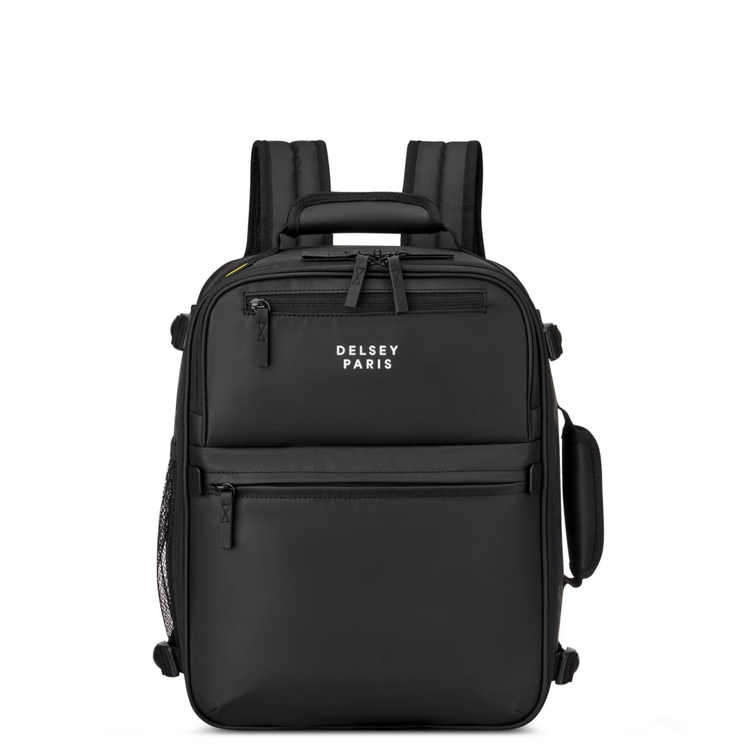 Sac à dos de voyage sous-siège 24 L Maubert 2.0 noir, vue de face