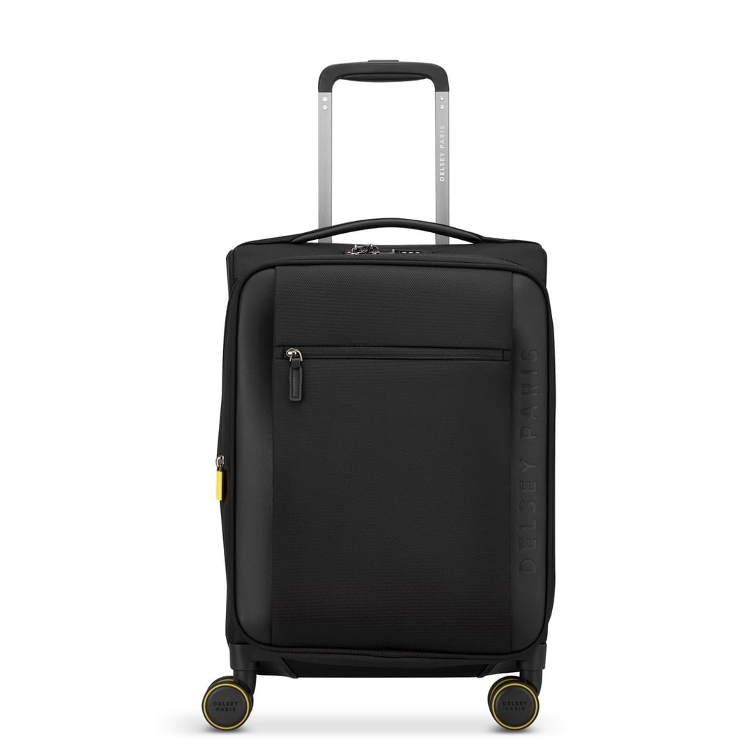 Valise cabine extensible Montmartre 3 noire, 55 cm, vue de face