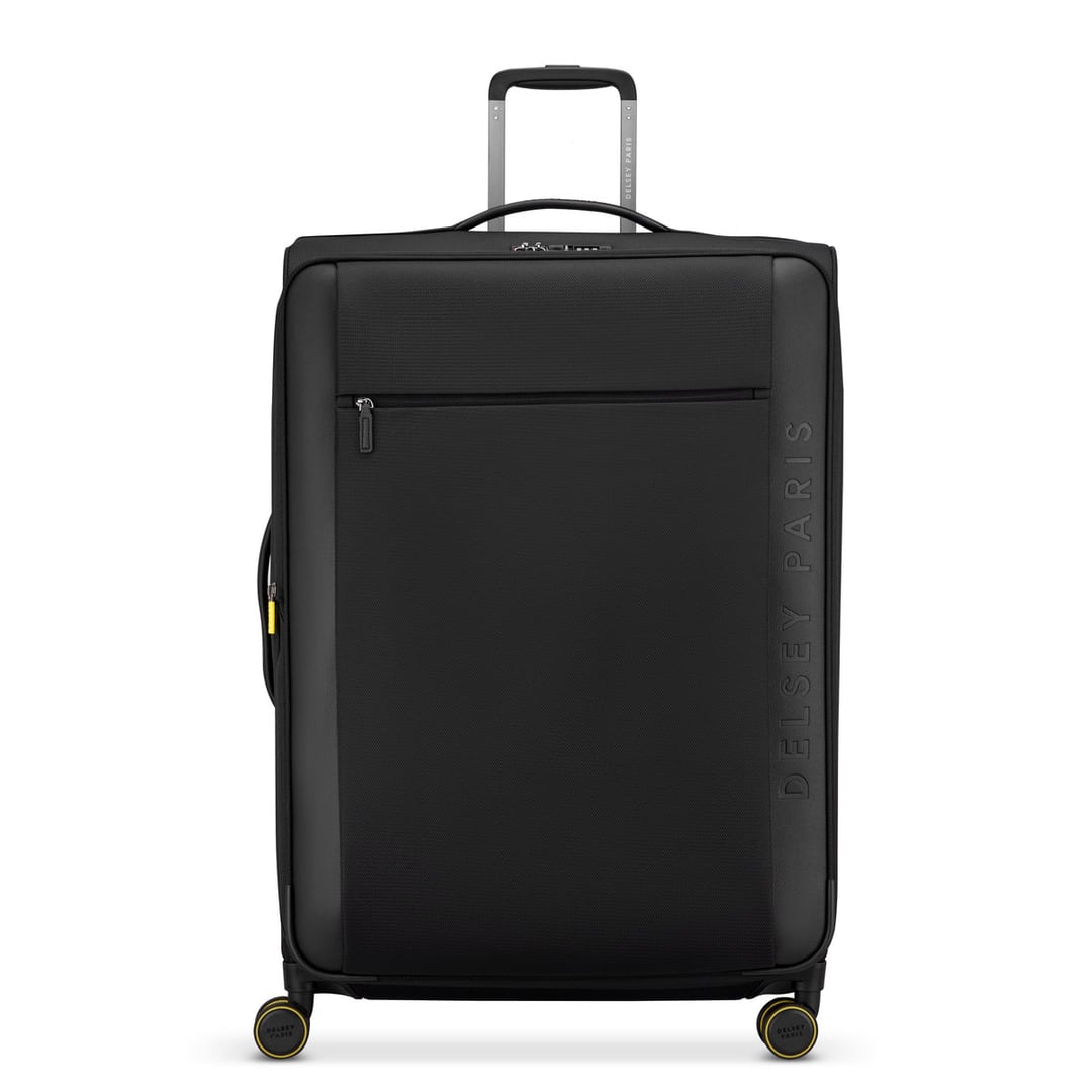 Valise soute extensible Montmartre 3 noire, 82 cm, vue de face
