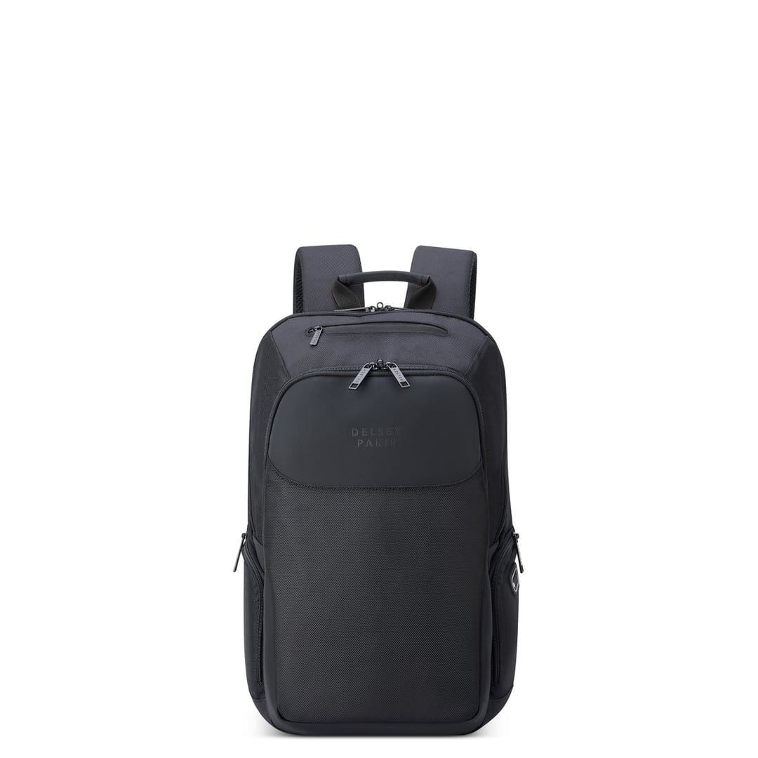 Sac à dos 2 compartiments 22 L Parvis Plus noir, vue de face