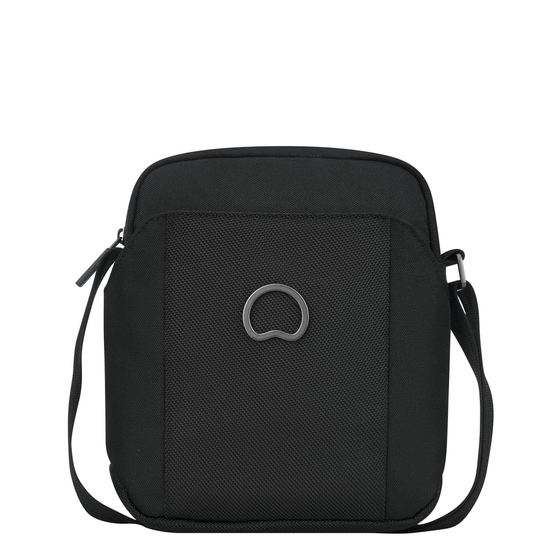Mini sac vertical Picpus noir, vue de face