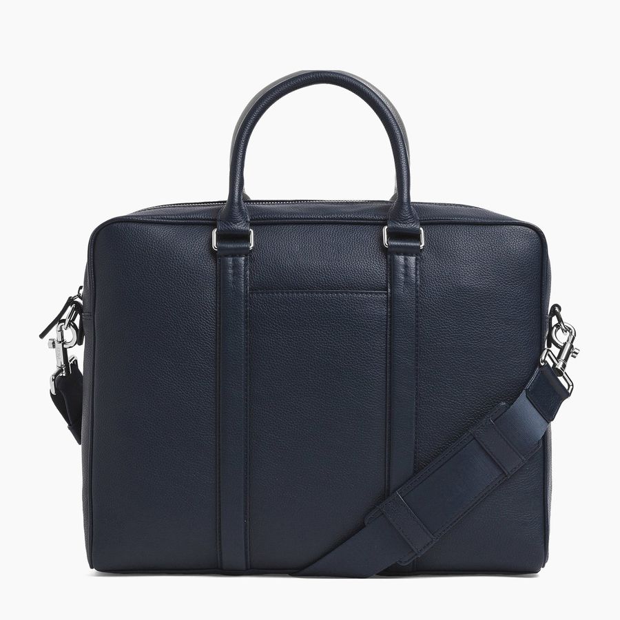 Le Maroquin — Serviette cuir marine